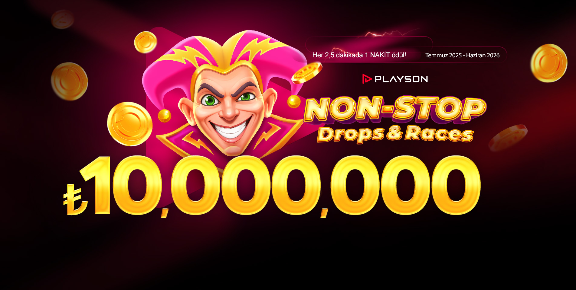 Playson Non-Stop Drop Turnuvası